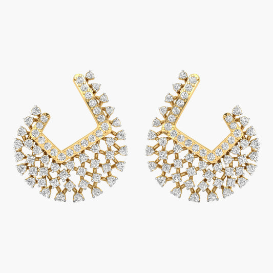 Chand Crisp Diamond Earrings