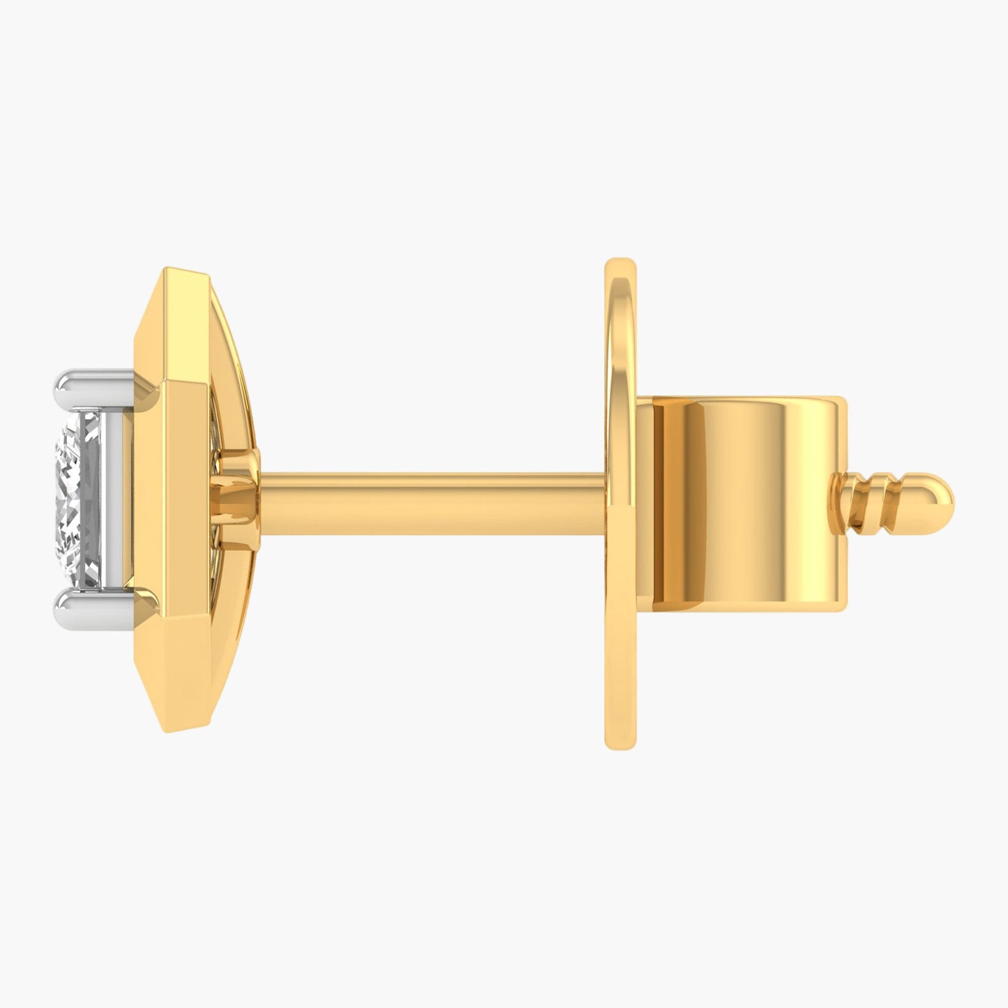 Simplicity Square Diamond Earrings