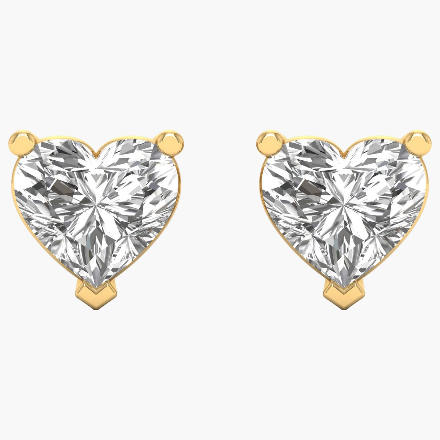 Heartfelt Cute Diamond Earrings