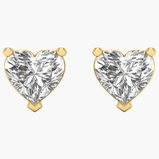 Heartfelt Cute Diamond Earrings