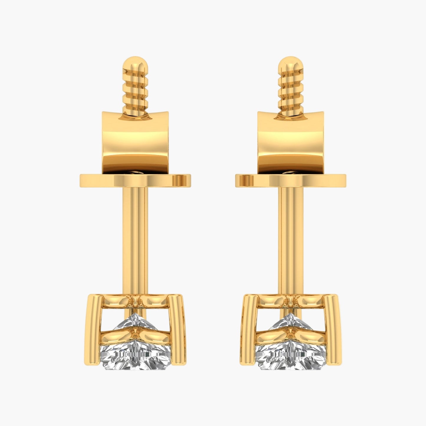 Heartfelt Cute Diamond Earrings