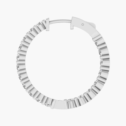 Ariselle Loop Diamond Earrings