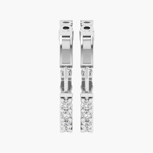 Ariselle Loop Diamond Earrings