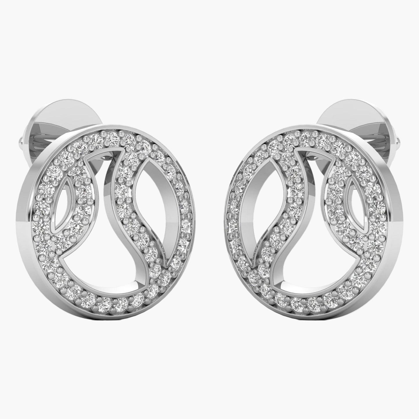 Orbit & Axis Diamond Earrings