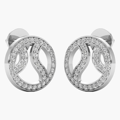 Orbit & Axis Diamond Earrings