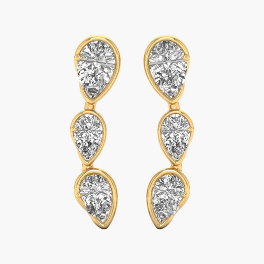 Lyrice Lyrics Diamond Earrings