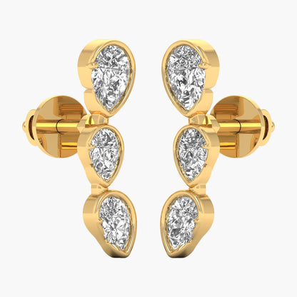 Lyrice Lyrics Diamond Earrings