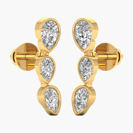 Lyrice Lyrics Diamond Earrings