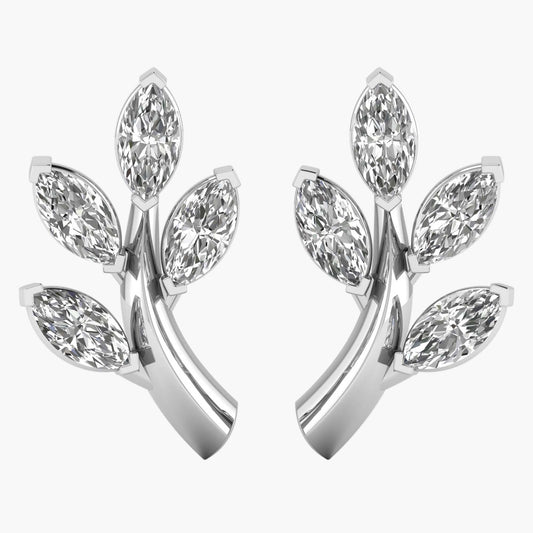 Infinity Petals Diamond Earrings