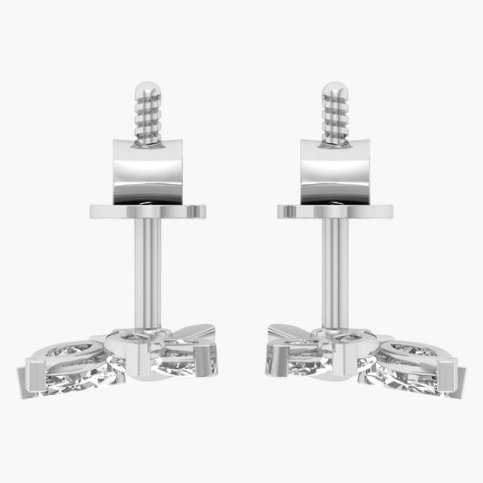 Infinity Petals Diamond Earrings