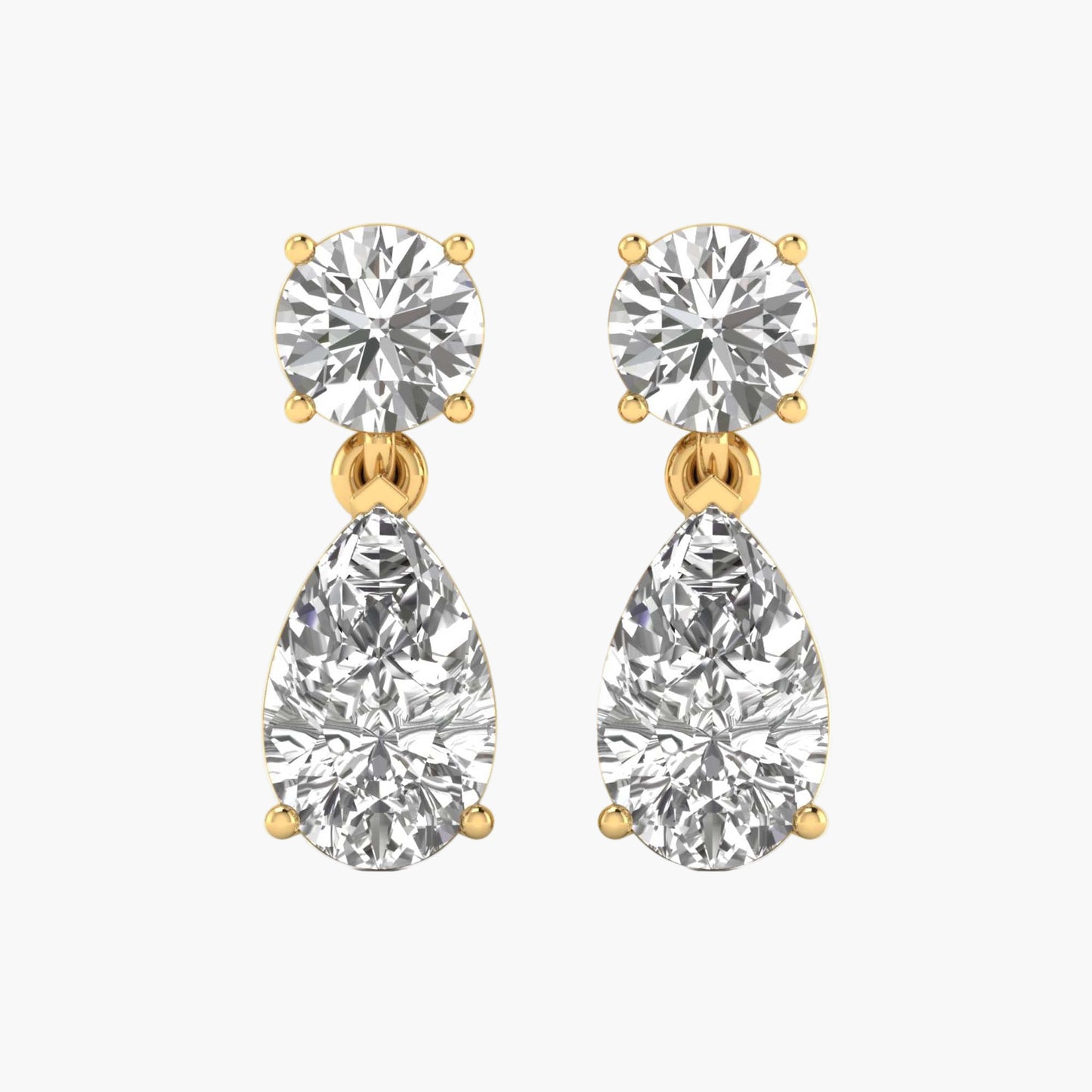 Empire Circles Diamond Earrings