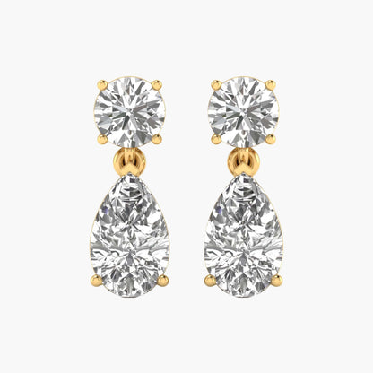 Empire Circles Diamond Earrings