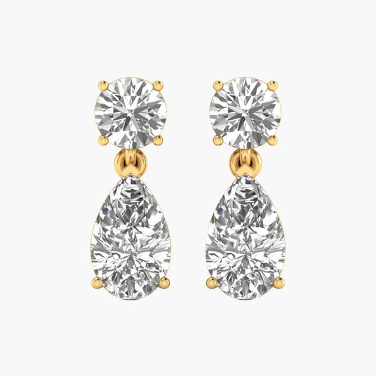 Empire Circles Diamond Earrings