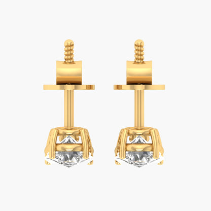 Empire Circles Diamond Earrings