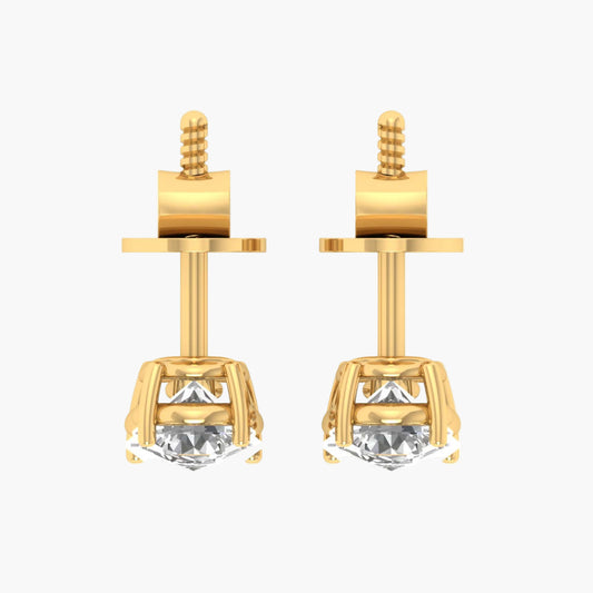 Empire Circles Diamond Earrings