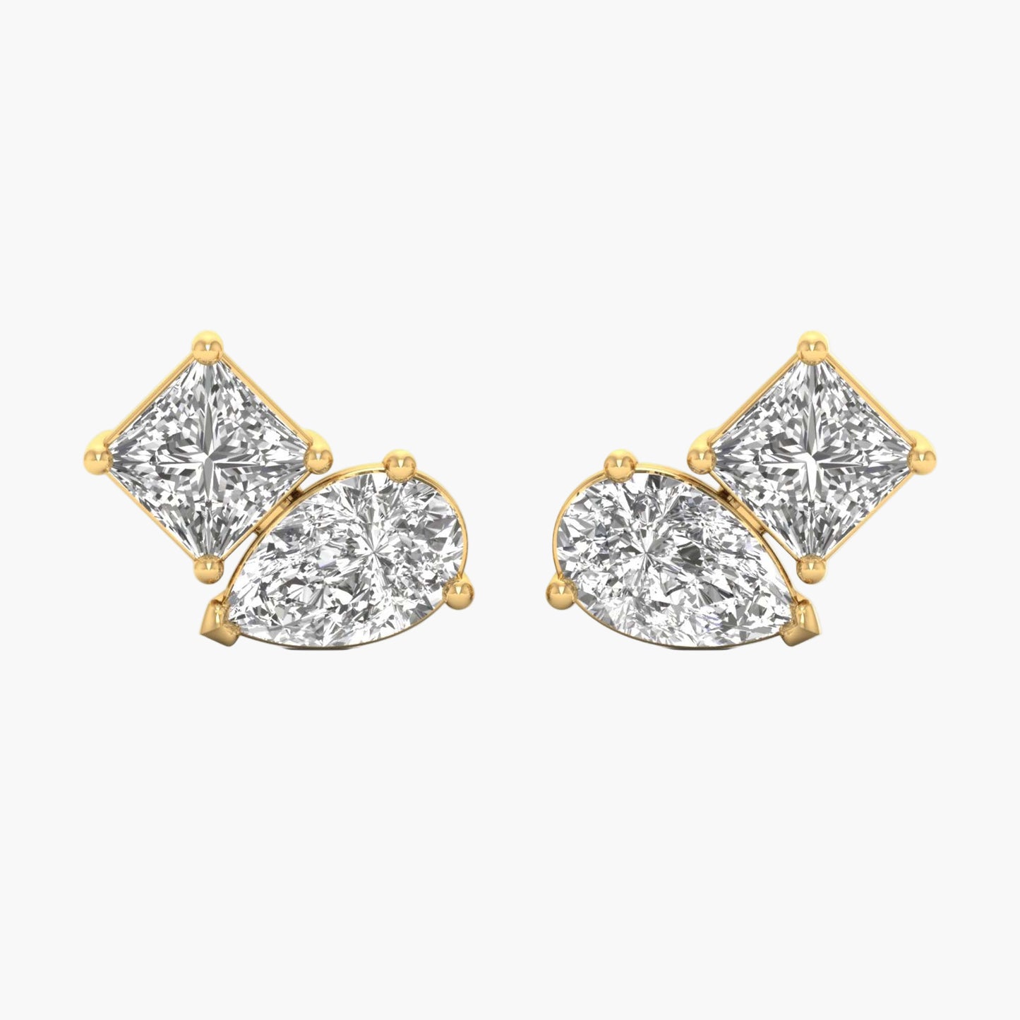 Toi-et-Moi Diamond Earrings