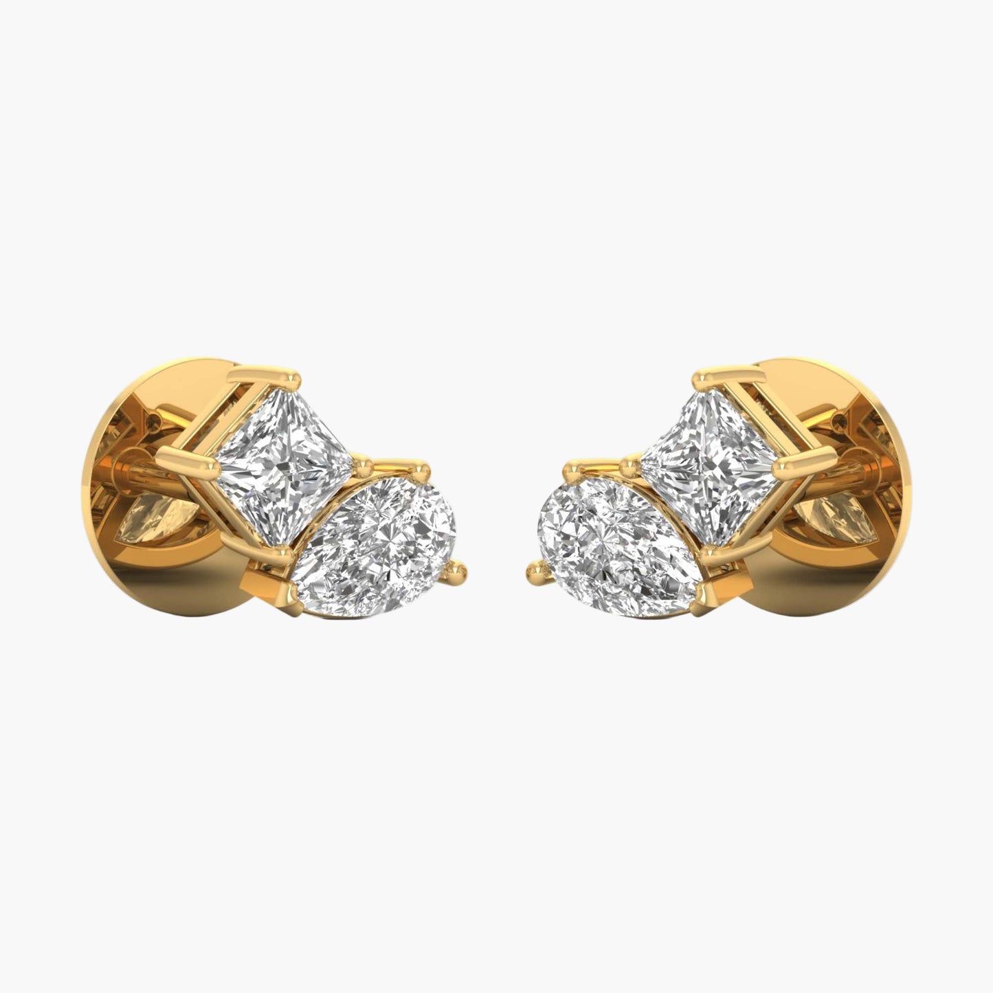 Toi-et-Moi Diamond Earrings