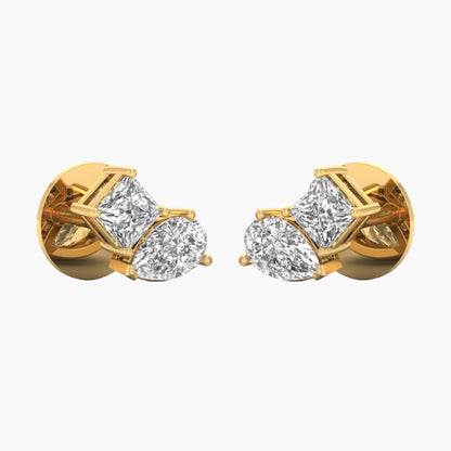 Toi-et-Moi Diamond Earrings