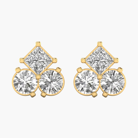 Luxe Ringlets Diamond Earrings