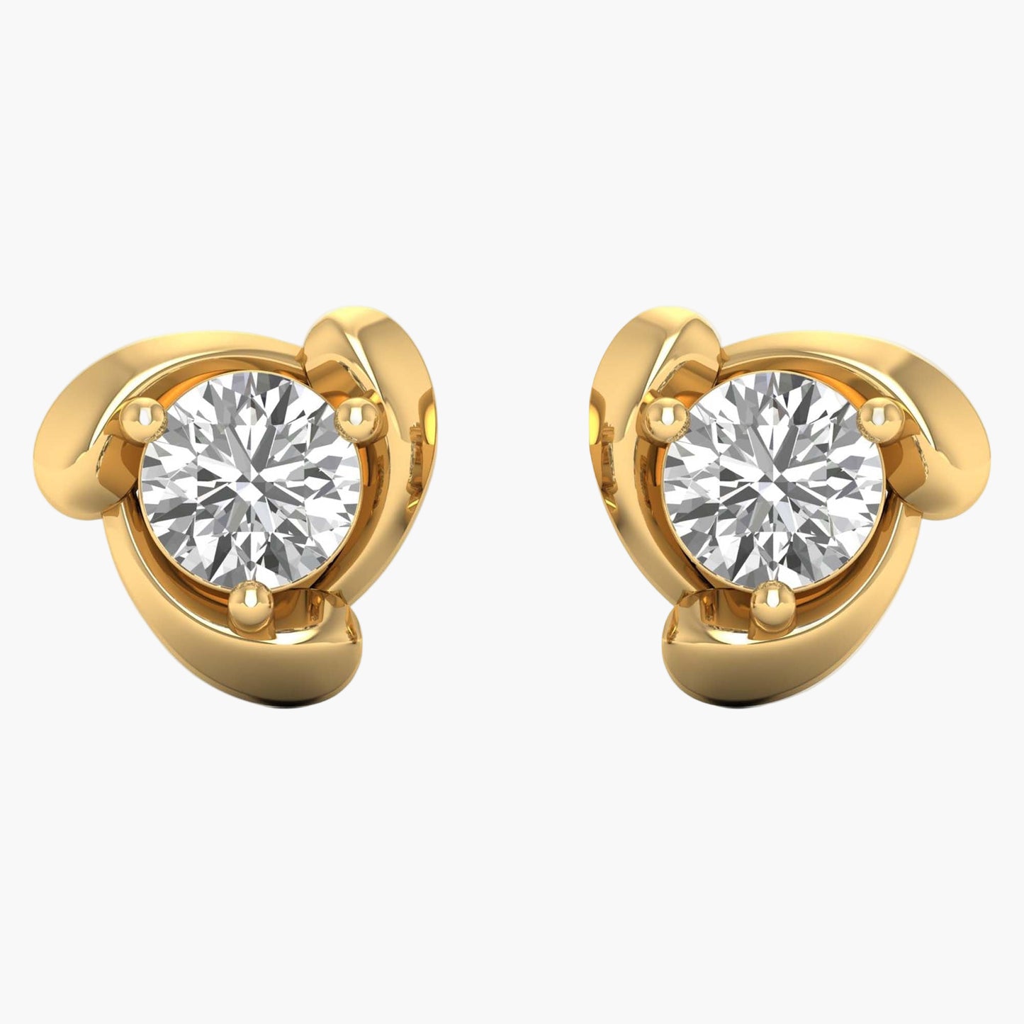 Constellation Coral Diamond Earrings