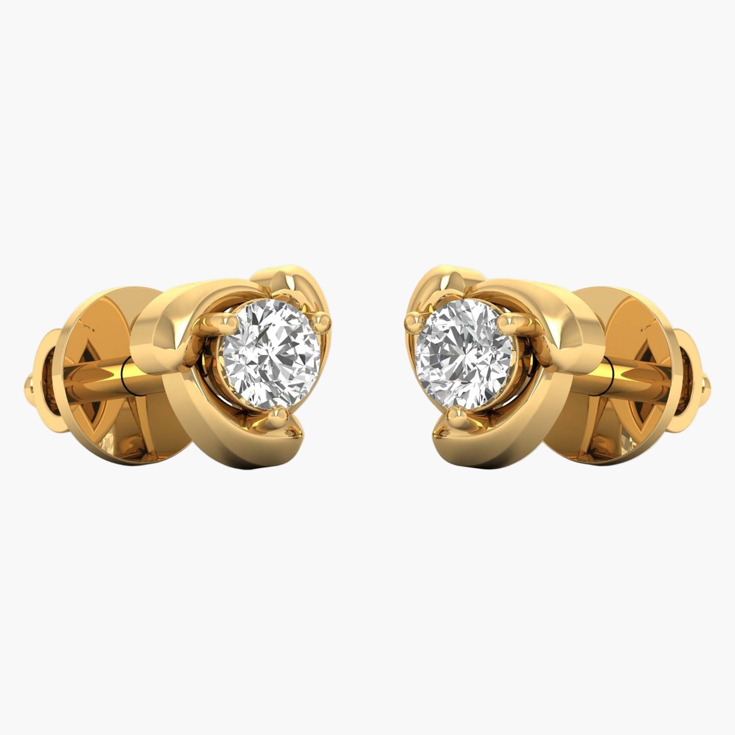 Constellation Coral Diamond Earrings