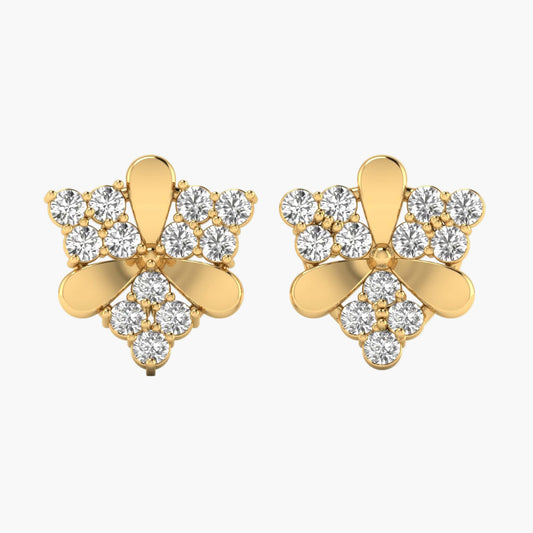 Power Blossom Diamond Earrings