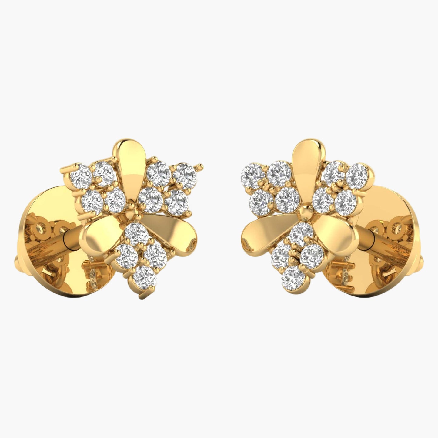 Power Blossom Diamond Earrings
