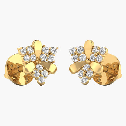 Power Blossom Diamond Earrings