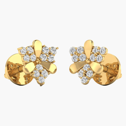 Power Blossom Diamond Earrings