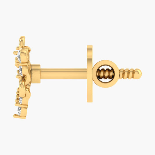 Power Blossom Diamond Earrings