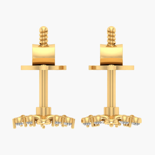 Power Blossom Diamond Earrings