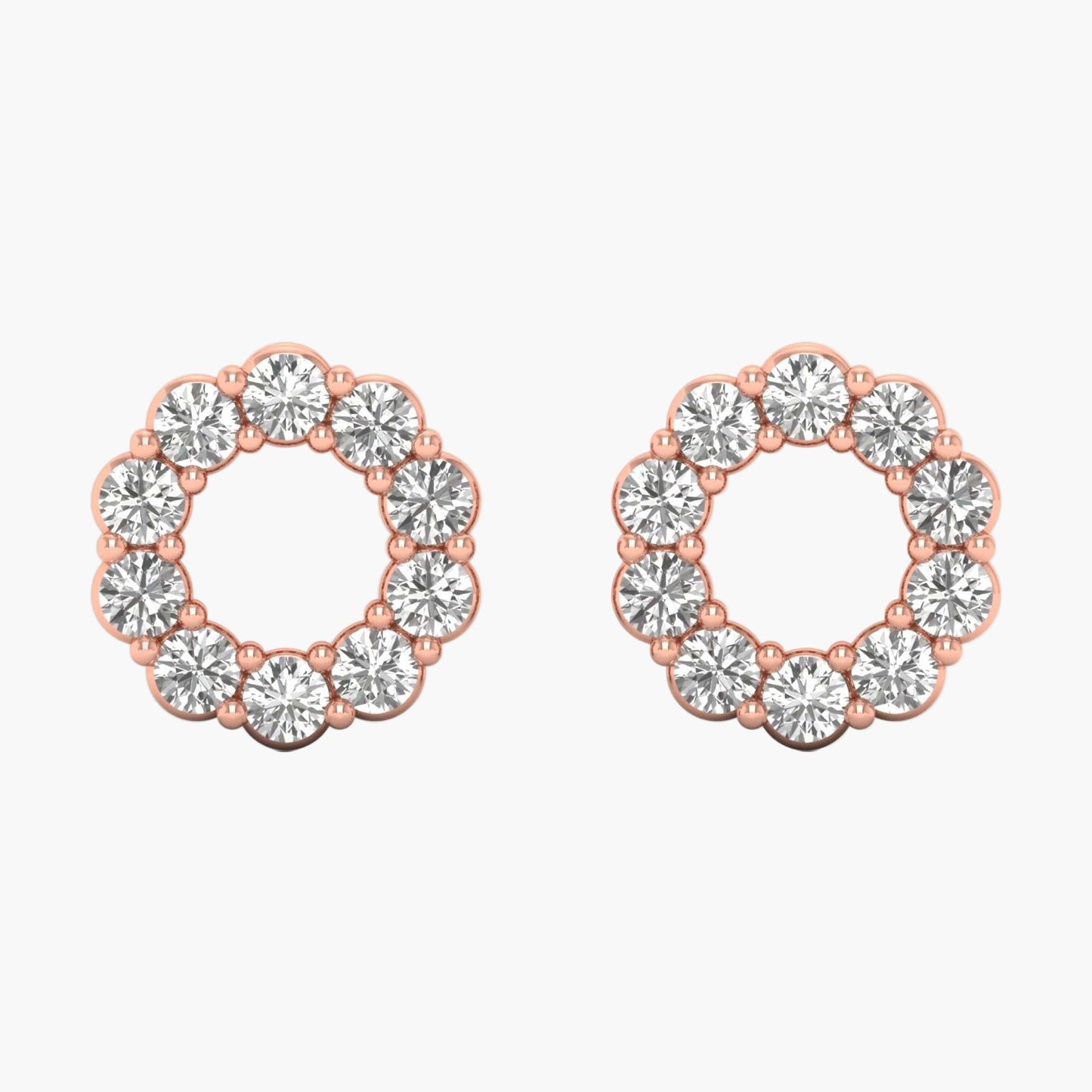 Circle of Grace Diamond Earrings