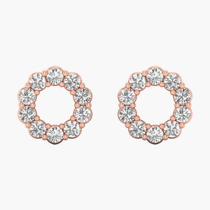 Circle of Grace Diamond Earrings
