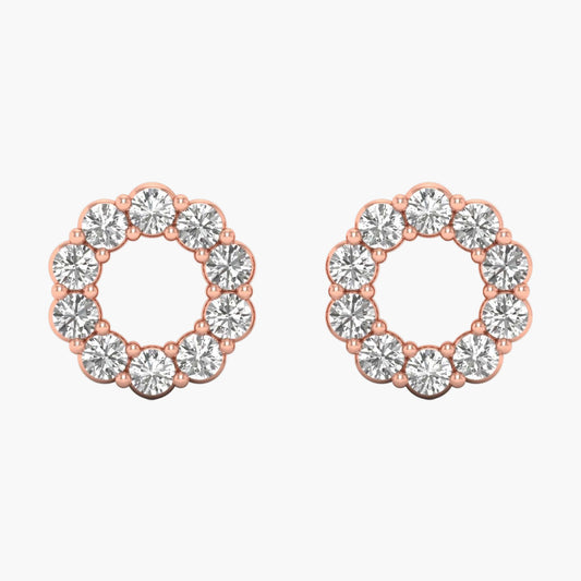 Circle of Grace Diamond Earrings
