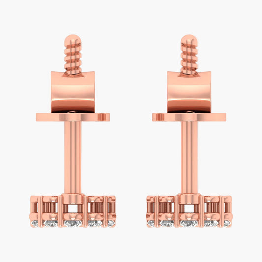 Circle of Grace Diamond Earrings