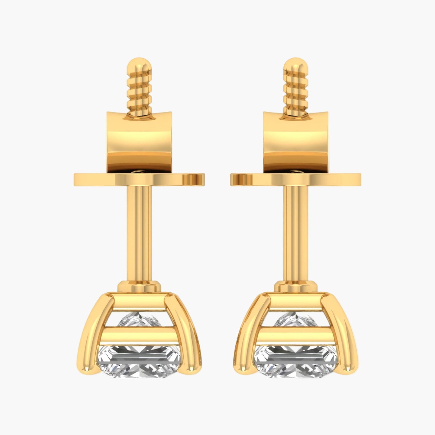 Pongs Square Diamond Earrings