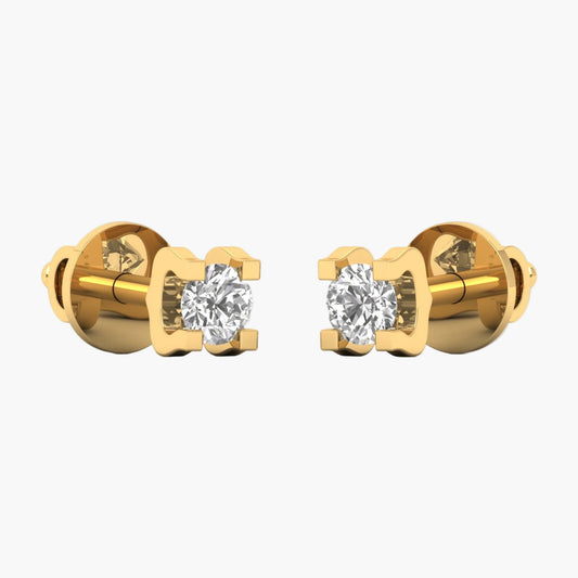 Pretty Pious Diamond Earrings