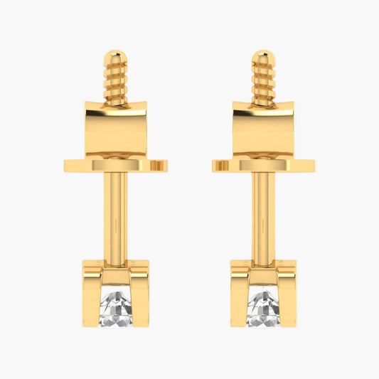 Pretty Pious Diamond Earrings