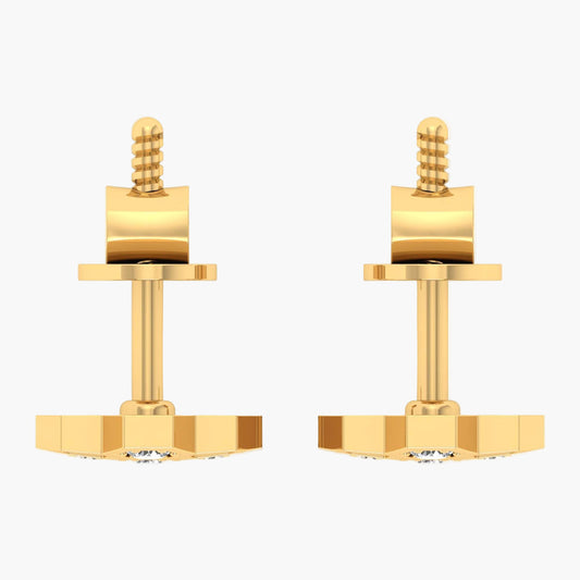 Honeycomb Diamond Earrings