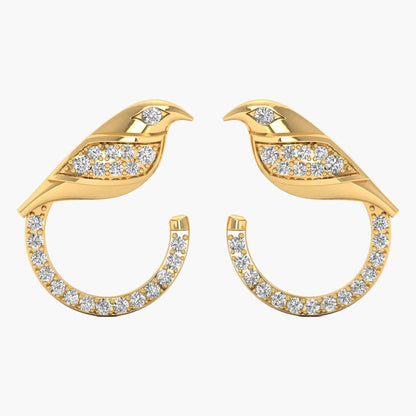 Skyla Wings Diamond Earrings