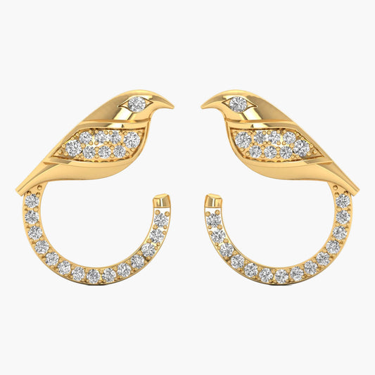 Skyla Wings Diamond Earrings