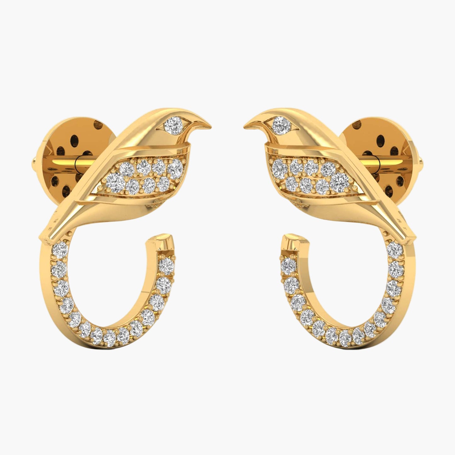 Skyla Wings Diamond Earrings