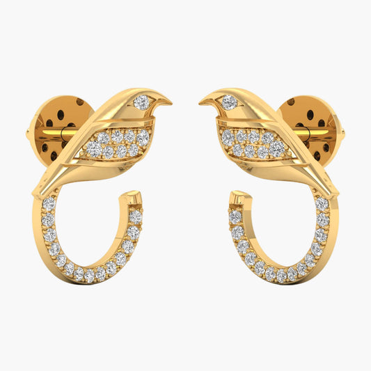 Skyla Wings Diamond Earrings