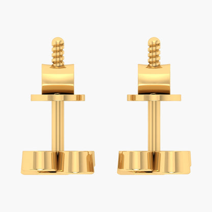 Duo Loop Edge Diamond Earrings