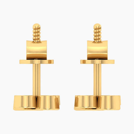 Duo Loop Edge Diamond Earrings
