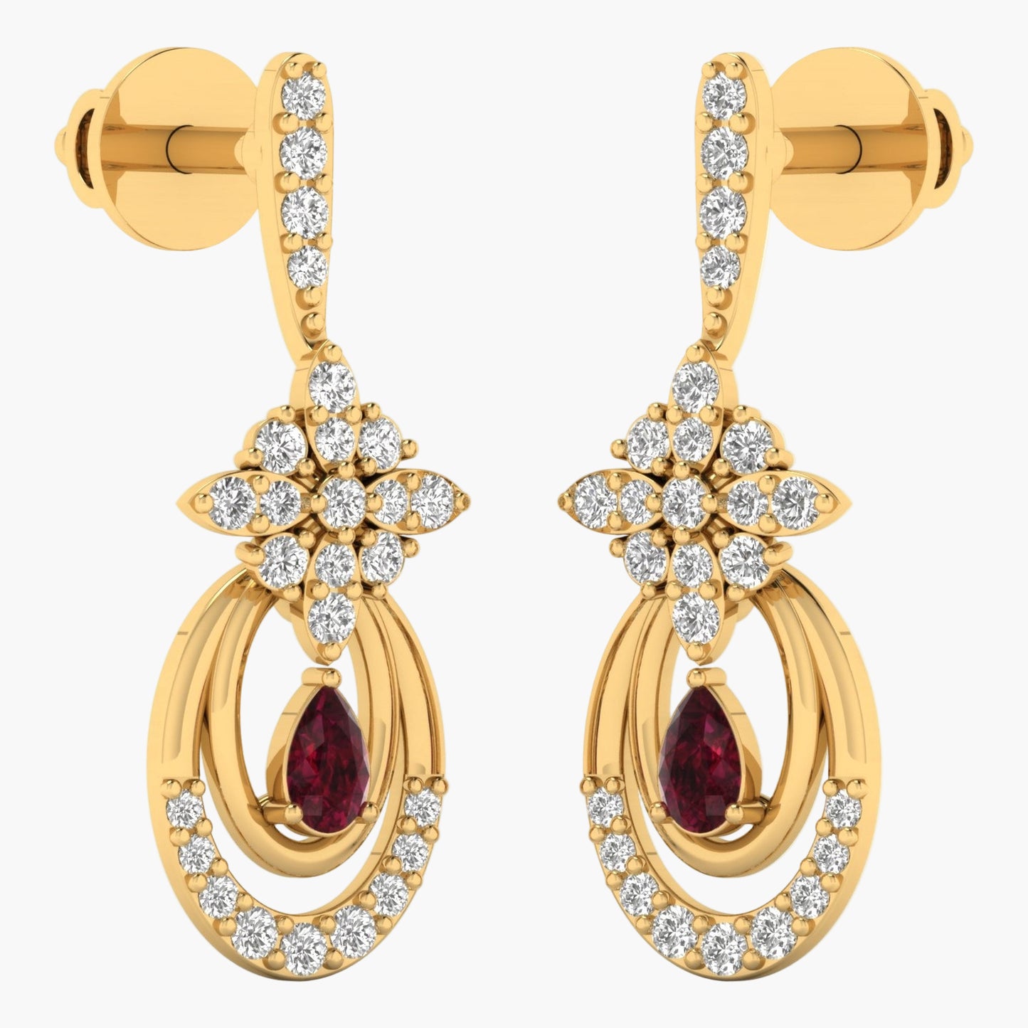 Radha Rani Diamond Earrings