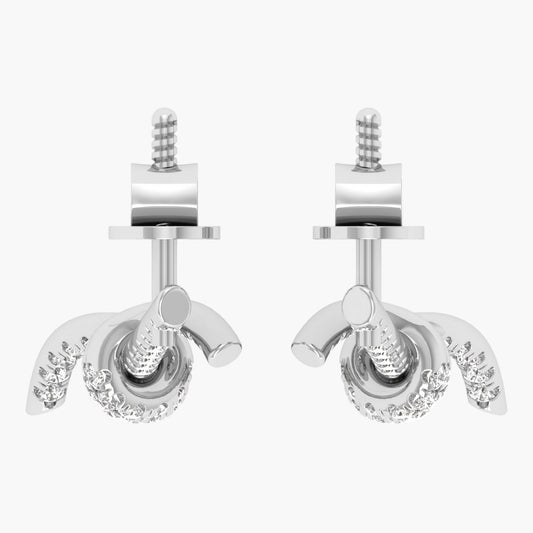 Blame Me Knot Diamond Earrings