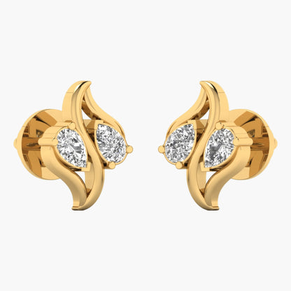 Flawless Twirl Diamond Earrings