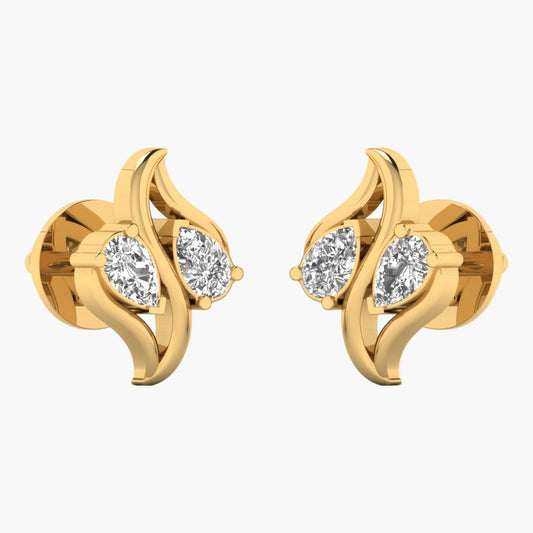 Flawless Twirl Diamond Earrings