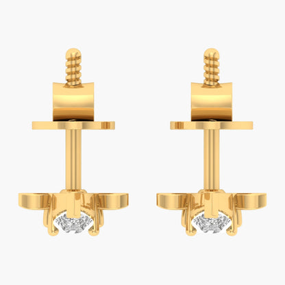 Peplum Diya Diamond Earrings